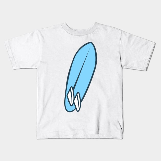 Surfboard Kids T-Shirt by ShirtyLife